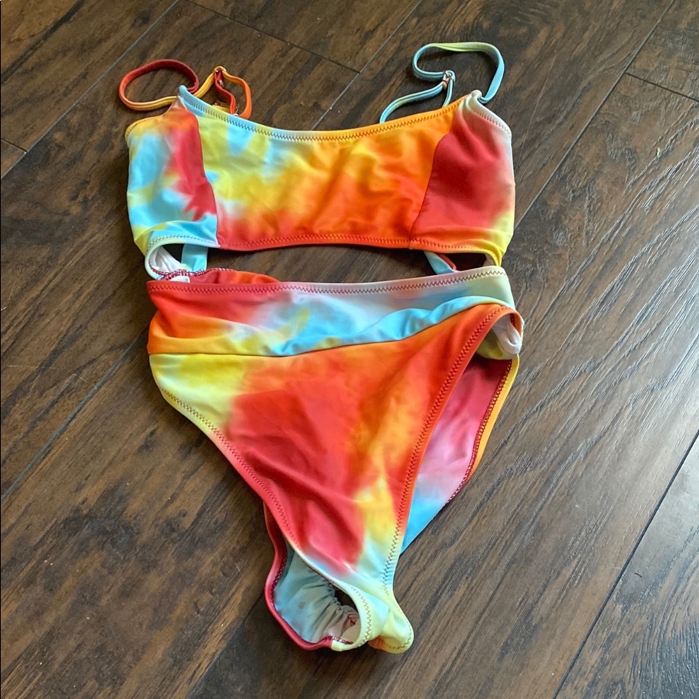 Vibrant Tie-Dye Bikini Set
